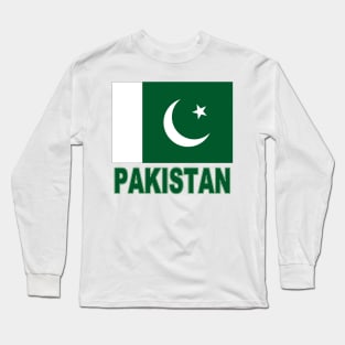 The Pride of Pakistan - Pakistani National Flag Design Long Sleeve T-Shirt